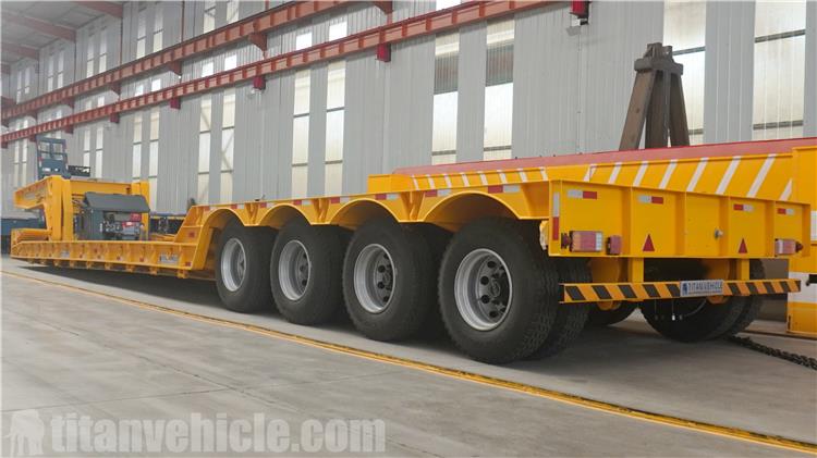 4 Axle 120 Ton Detachable Gooseneck Trailer for Sale In Uganda