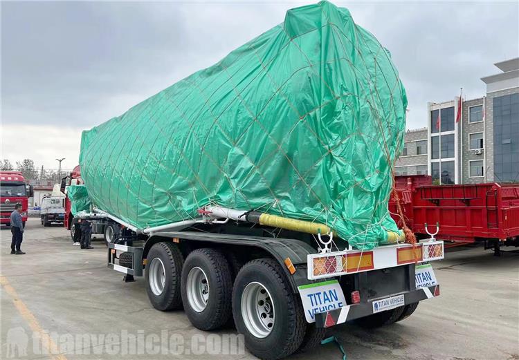 52cbm Bulk Cement Truck Trailer for Sale In Ghana