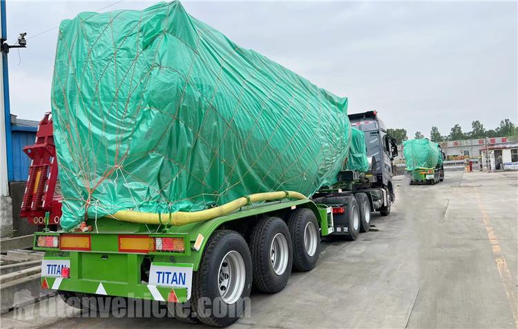 Tri Axle 40CBM Bulk Cement Trailer for Sale In Tanzania