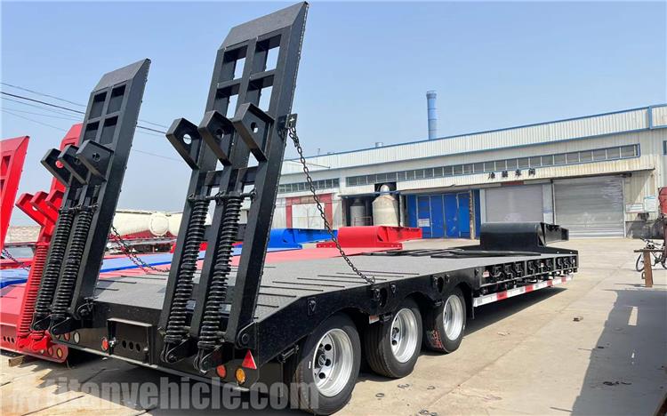 3 Axle 80 Ton Low Bed Semi Trailer for Sale In Dar es Salaam