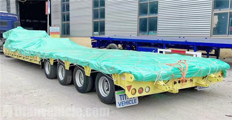 3 Line 6 Axle Trie Exposed Low Loader Trailer for Sale In Guyana