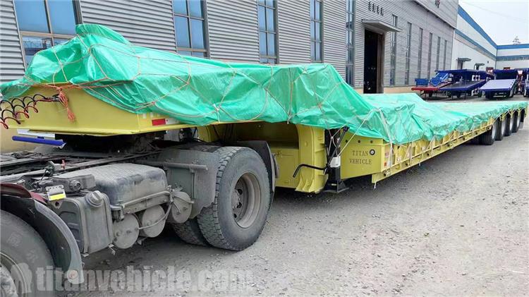 3 Line 6 Axle Trie Exposed Low Loader Trailer for Sale In Guyana