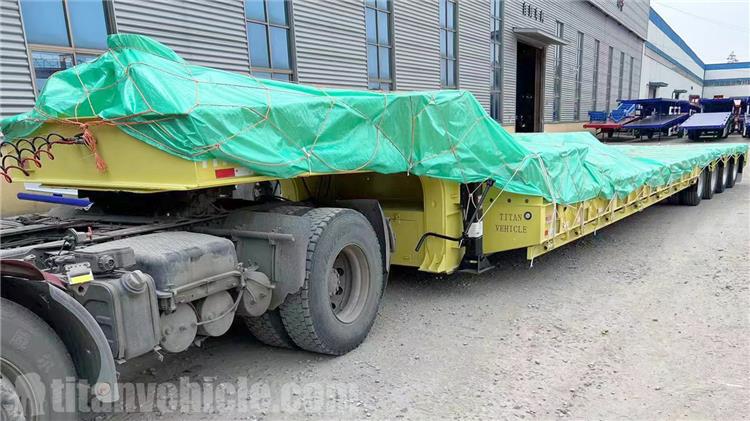 3 Line 6 Axle Trie Exposed Low Loader Trailer for Sale In Guyana