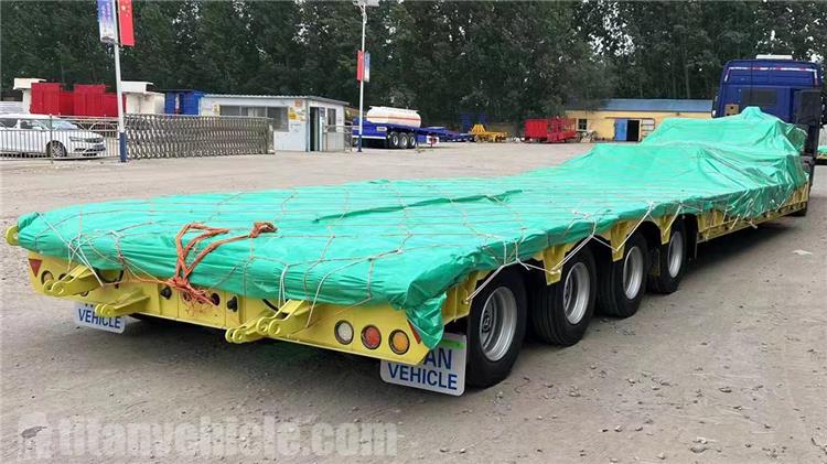 3 Line 6 Axle Trie Exposed Low Loader Trailer for Sale In Guyana