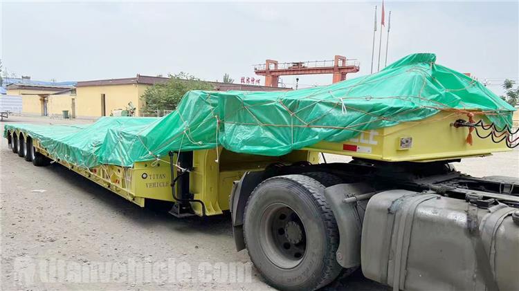 3 Line 6 Axle Trie Exposed Low Loader Trailer for Sale In Guyana