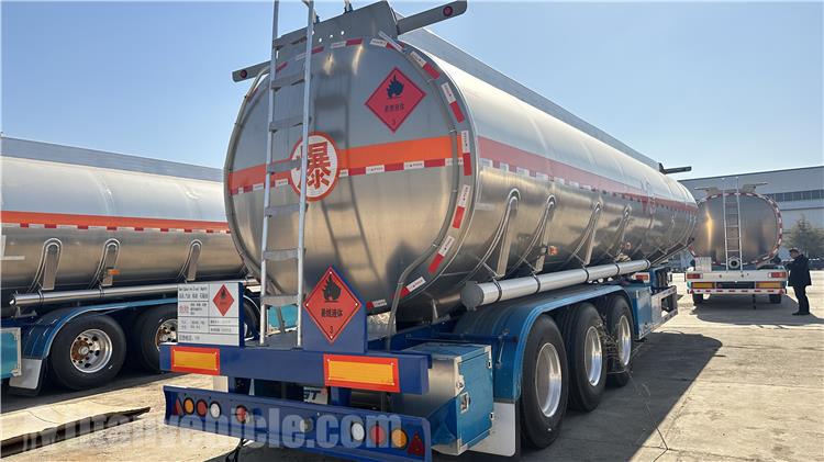 Aluminum Alloy Tanker Trailer for Sale In Accra, Ghana