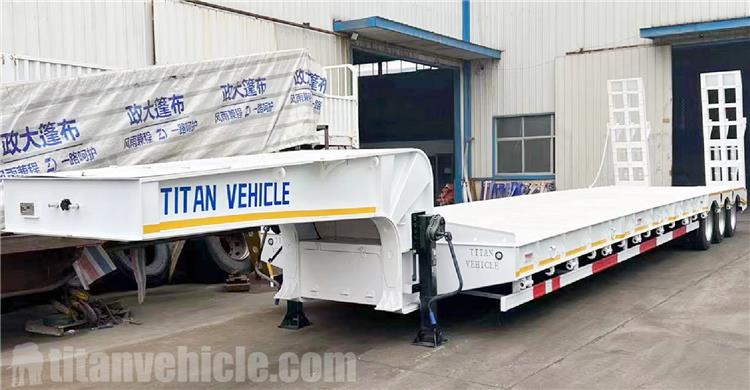 40 FT Semi Low Bed Trailer for Sale In Philippines Manila