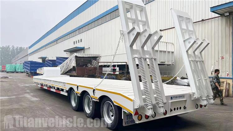 40 FT Semi Low Bed Trailer for Sale In Philippines Manila