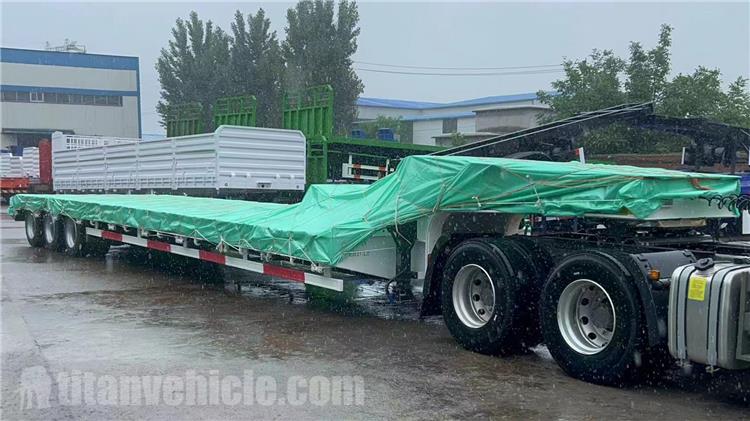 40 FT Semi Low Bed Trailer for Sale In Philippines Manila