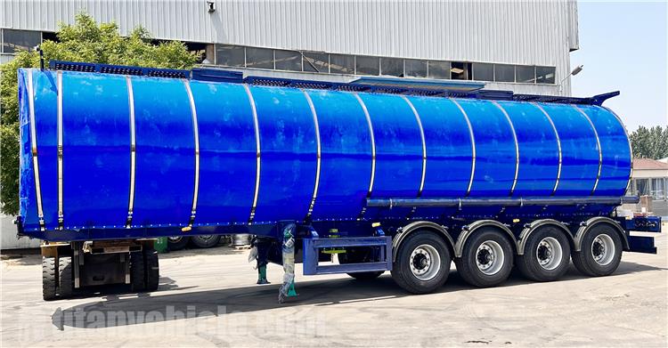 4 Axle Stainless Steel Tanker Trailer for Sale In Barbados