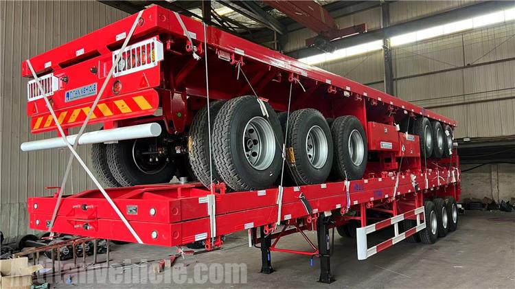 40 ft Semi Low Bed Trailer and Flatbed Trailer for Sale In Tanzania