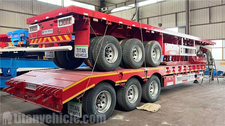 40 ft Semi Low Bed Trailer and Flatbed Trailer for Sale In Tanzania