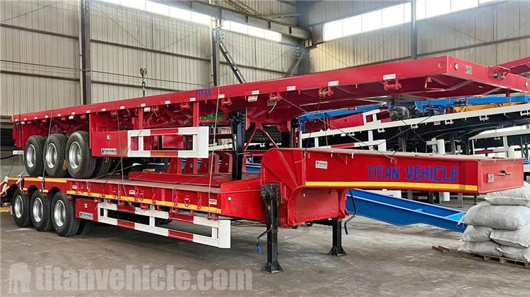 40 ft Semi Low Bed Trailer and Flatbed Trailer for Sale In Tanzania