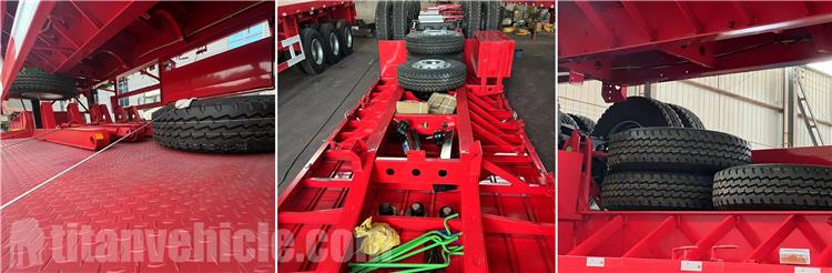 40 ft Semi Low Bed Trailer and Flatbed Trailer for Sale In Tanzania