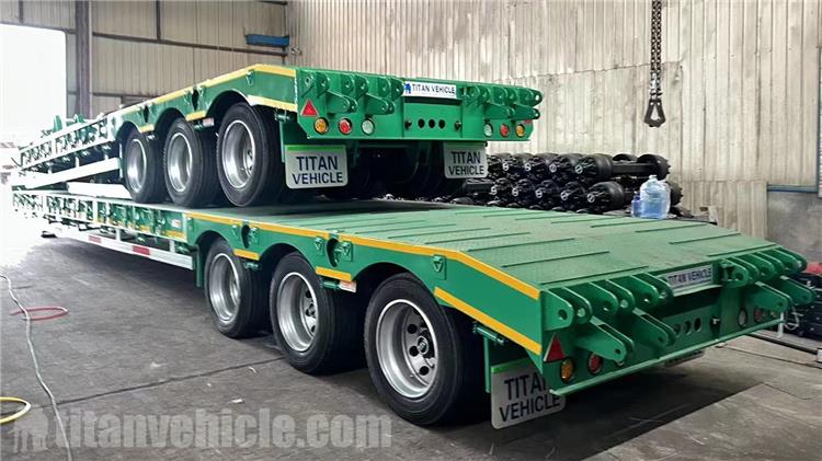 Tri Axle 60 Ton Low Loader Trailer for Sale In Liberia