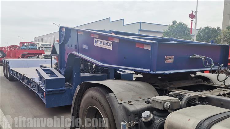 3 Axle 80 Ton Detachable Gooseneck Trailer for Sale In Mauritius