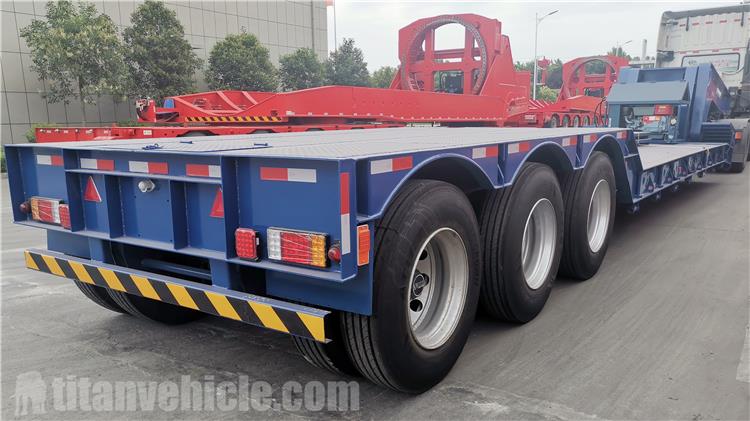 3 Axle 80 Ton Detachable Gooseneck Trailer for Sale In Mauritius