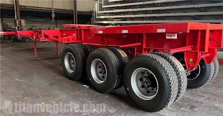 3 Axle 40ft Skeletal Semi Trailer for Sale In Zambia