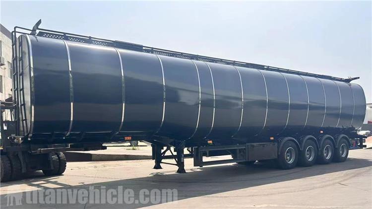 4 Axle 50000 Liters Stainless Steel Tanker Trailer for Sale In Benin