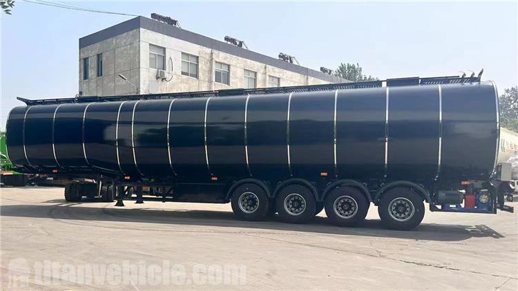 4 Axle 50000 Liters Stainless Steel Tanker Trailer for Sale In Benin