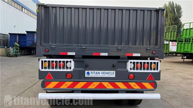 Tri Axle 60 Ton Sidewall Semi Trailer for Sale In Kenya