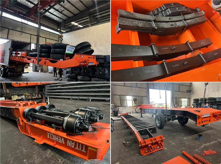 60 Ton Low Bed Truck Trailer for Sale In Kenya