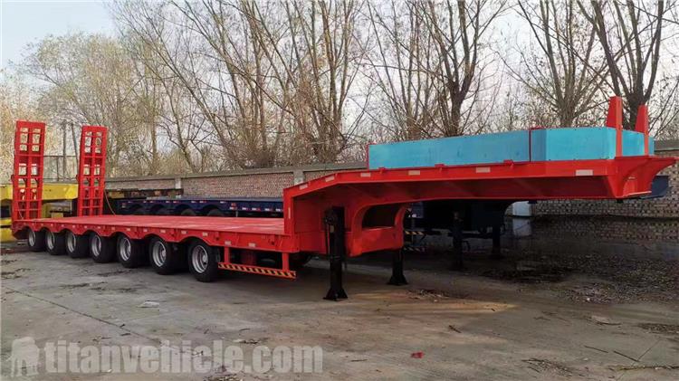7 Axle Extendable Lowbed Trailer for Sale In Kazakhstan