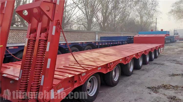 7 Axle Extendable Lowbed Trailer for Sale In Kazakhstan