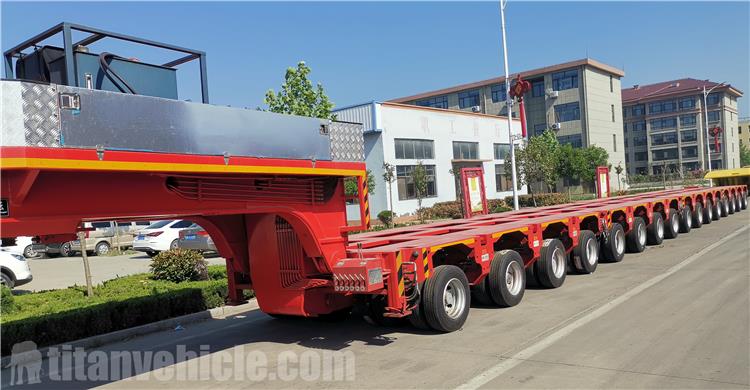 12 Axle Hydraulic Modular Trailer for Sale In Uzbekistan