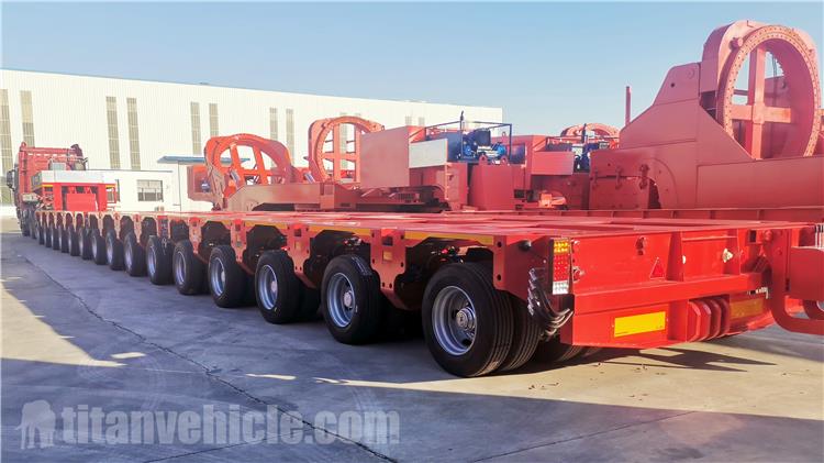 12 Axle Hydraulic Modular Trailer for Sale In Uzbekistan