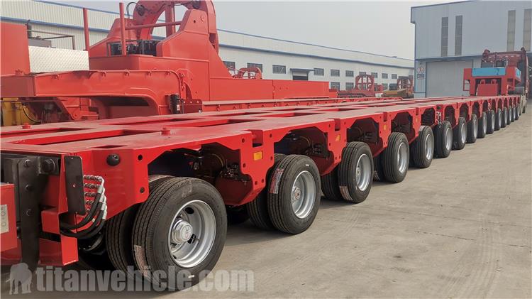 12 Axle Hydraulic Modular Trailer for Sale In Uzbekistan