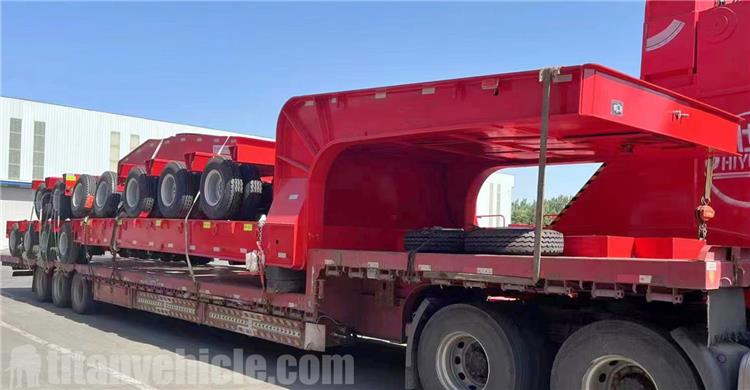 9 Axle Extendable Low Bed Trailer for Sale In Kazakhstan