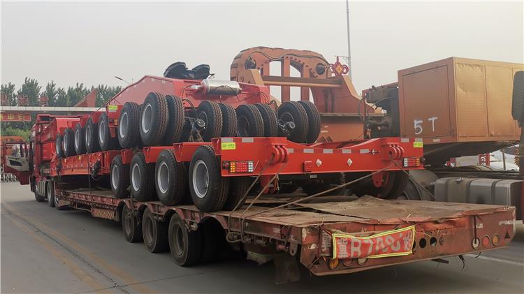 9 Axle Extendable Low Bed Trailer for Sale In Kazakhstan