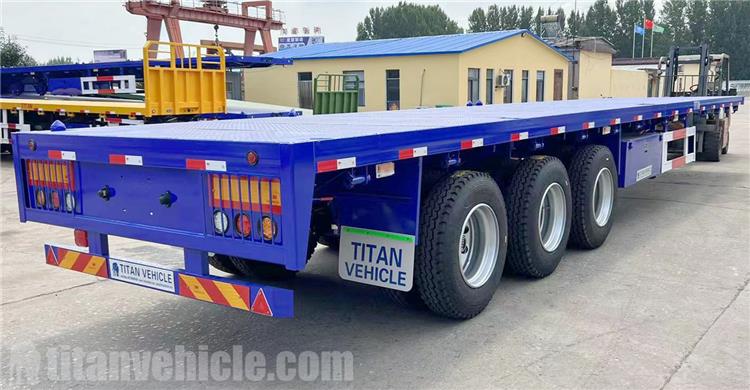 12.5m 40 ft Flatbed Container Trailer for Sale In Zimbabwe