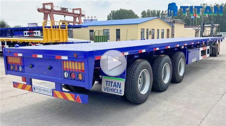 12.5m 40 ft Flatbed Container Trailer for Sale In Zimbabwe