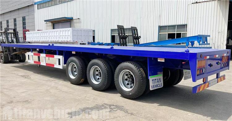 12.5m 40 ft Flatbed Container Trailer for Sale In Zimbabwe