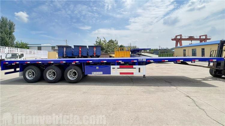 12.5m 40 ft Flatbed Container Trailer for Sale In Zimbabwe