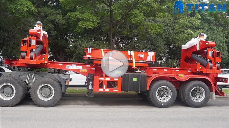 2 Axle 20 ft Side Lifter Trailer for Sale In East Timor