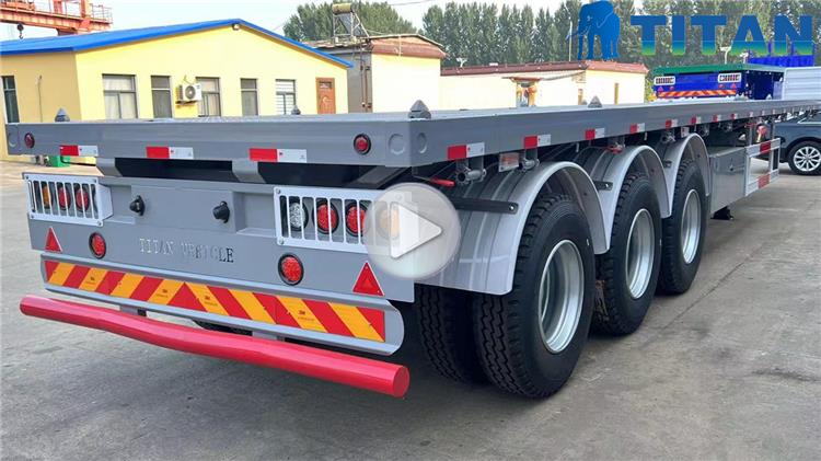 Tri Axle Flat Deck Trailer for Sale in Mauritius