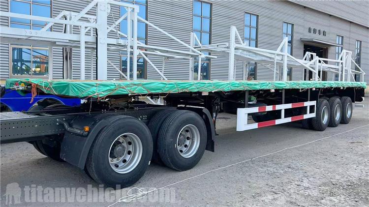 Flatbed Truck Trailer for Sale In Dominica