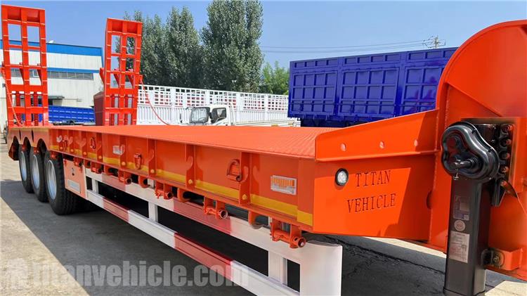 Tri Axle 60 Ton Low Loader Truck for Sale In Tanzania