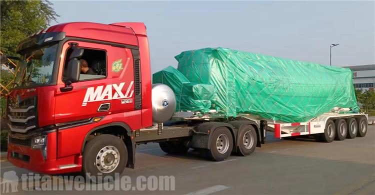 4 Axle 50CBM Pneumatic Dry Bulk Trailer for Sale In Tanzania