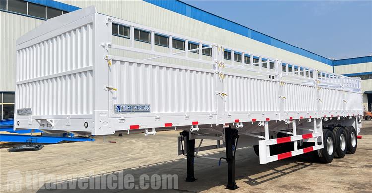 Tri Axle 60 Ton Animal Transport Trailer for Sale In Djibouti