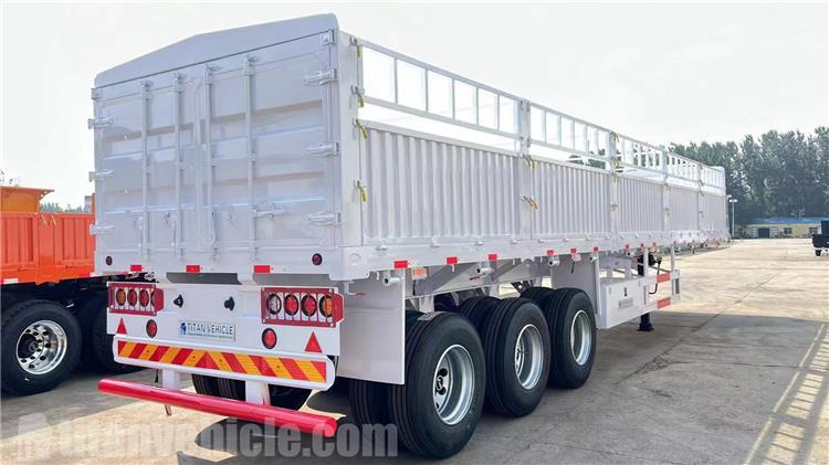 Tri Axle 60 Ton Animal Transport Trailer for Sale In Djibouti