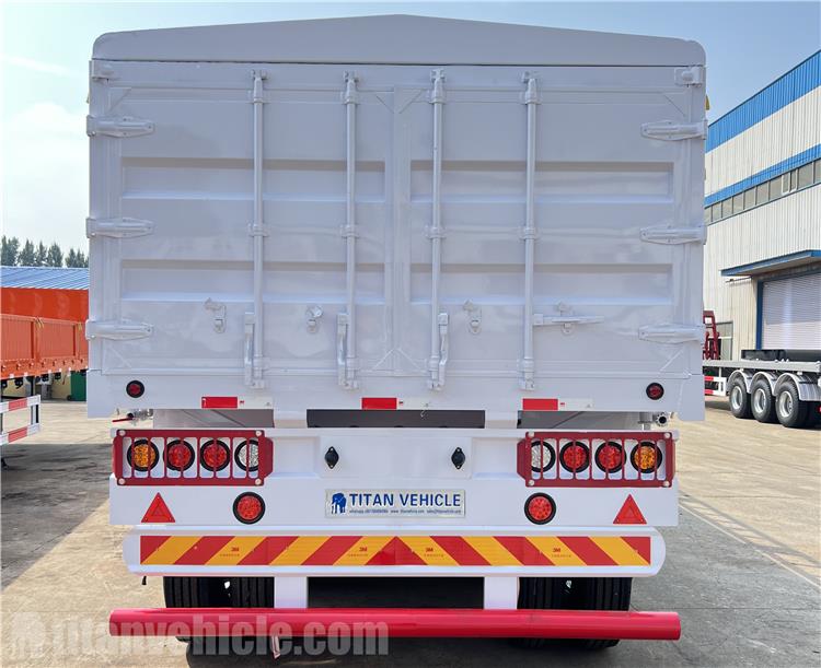 Tri Axle 60 Ton Animal Transport Trailer for Sale In Djibouti