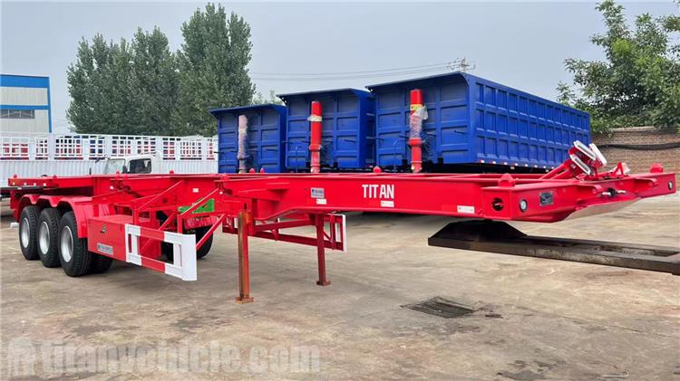 Tri Axle 40 ft Shipping Container Chassis for Sale In Panama
