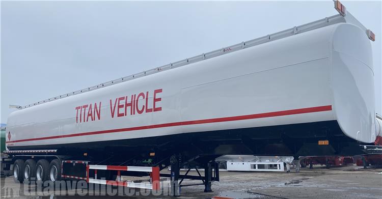 4 Axle 75000 Liters Fuel Tanker Trailer for Sale In Guyana