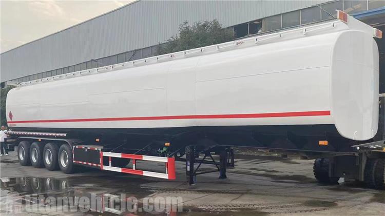 4 Axle 75000 Liters Fuel Tanker Trailer for Sale In Guyana