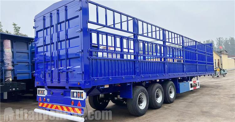 60 Ton Fence Semi Trailer for Sale In Russia