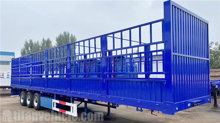 60 Ton Fence Semi Trailer for Sale In Russia